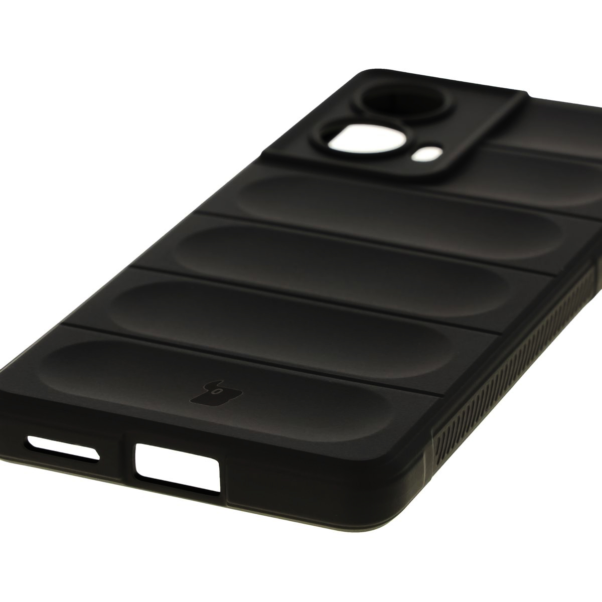 Precise cutouts and compatibility with wireless charging in Bizon Case Tur