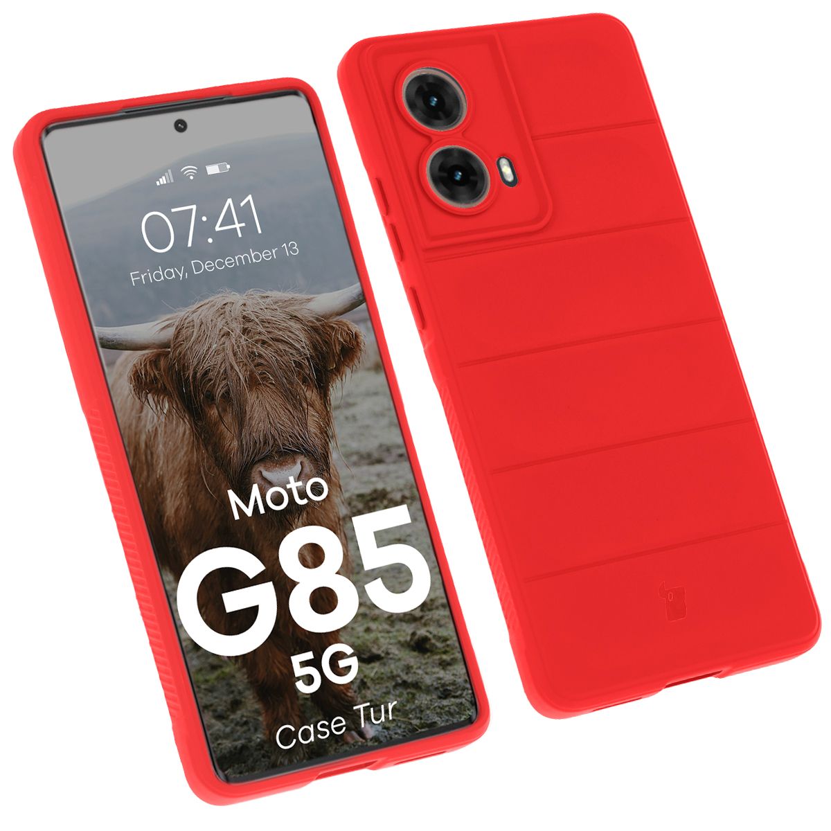 Robustes Etui Bizon Case Tur für Motorola Moto G85 5G