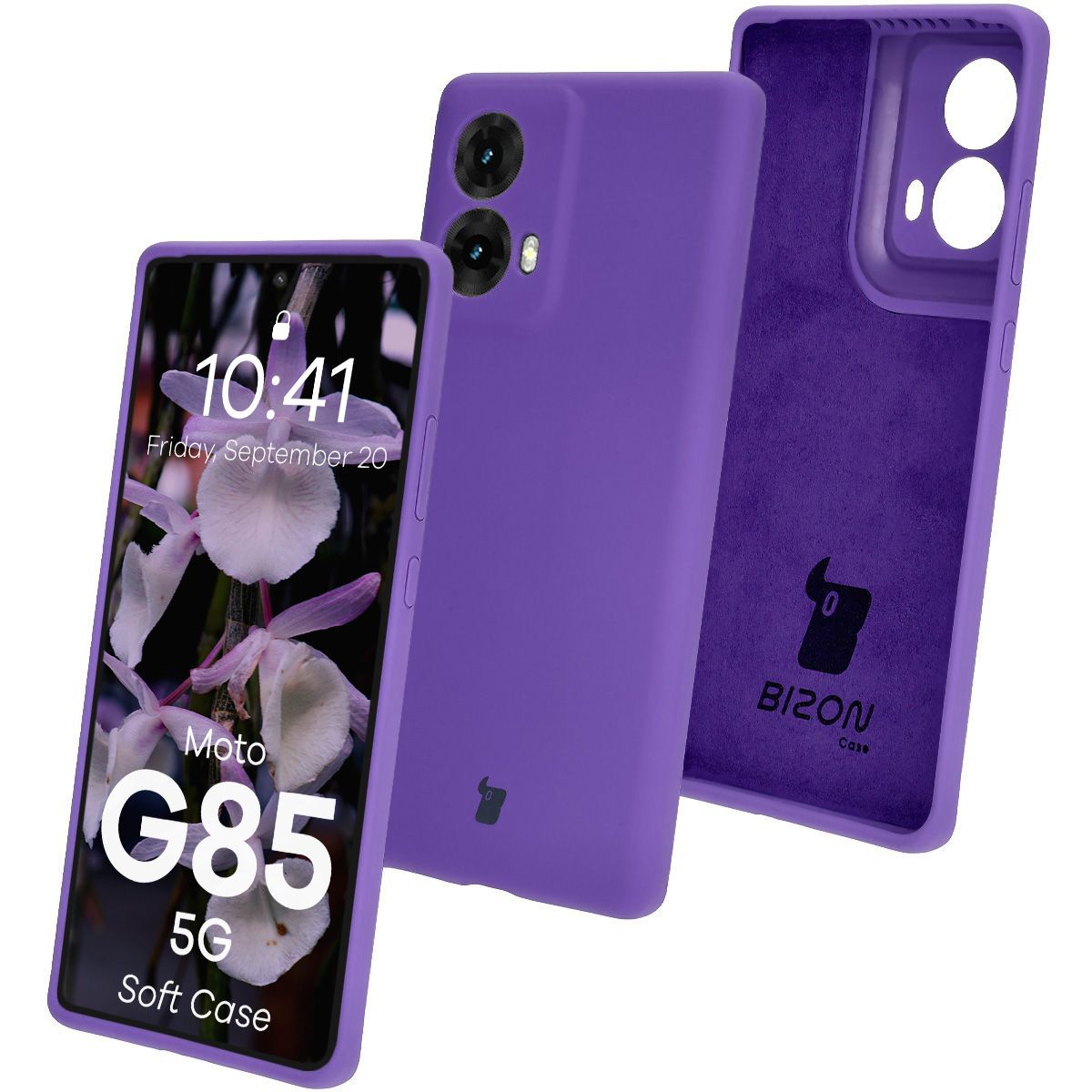 Husă din silicon Bizon Soft Case pentru Motorola Moto G85 5G