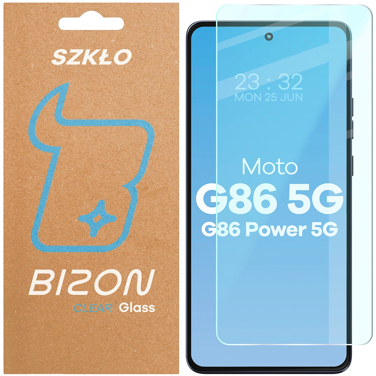 Szkło hartowane Bizon Glass Clear 2 do Motorola Moto G86 5G / Motorola Moto G86 Power 5G