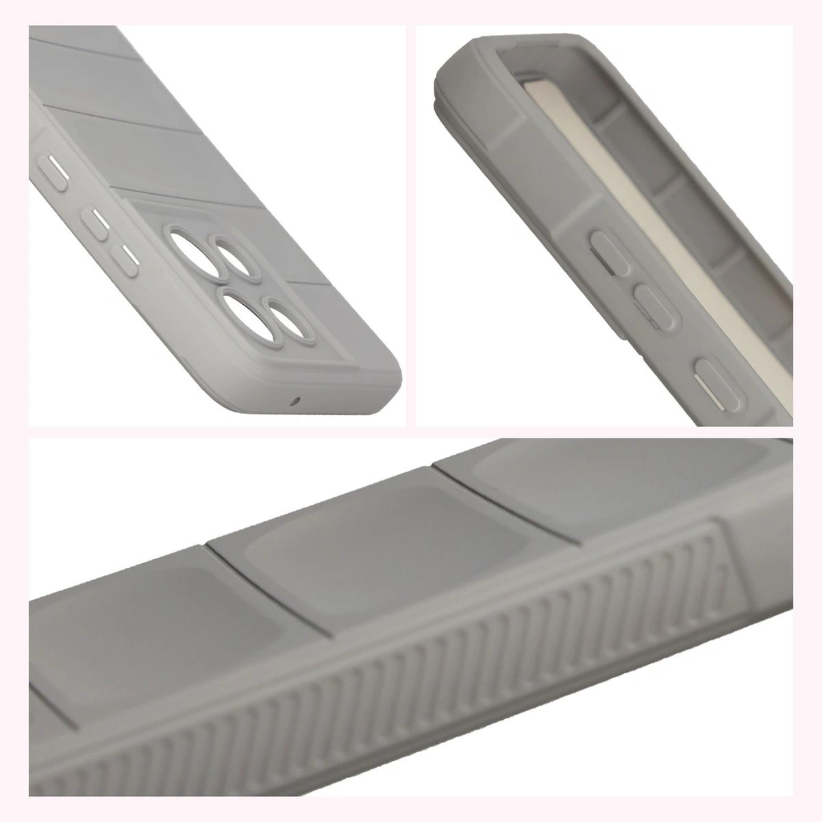 Raised edges and non-slip surface in the Bizon Case Tur for Motorola Moto G86 5G / Motorola Moto G86 Power 5G