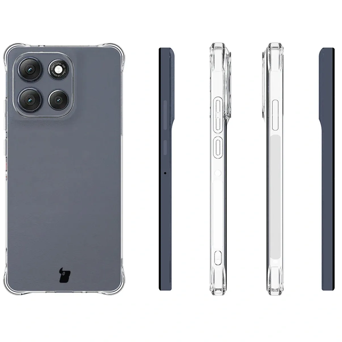 Transparent back of the Salpa Case for Motorola Moto G86 Power 5G