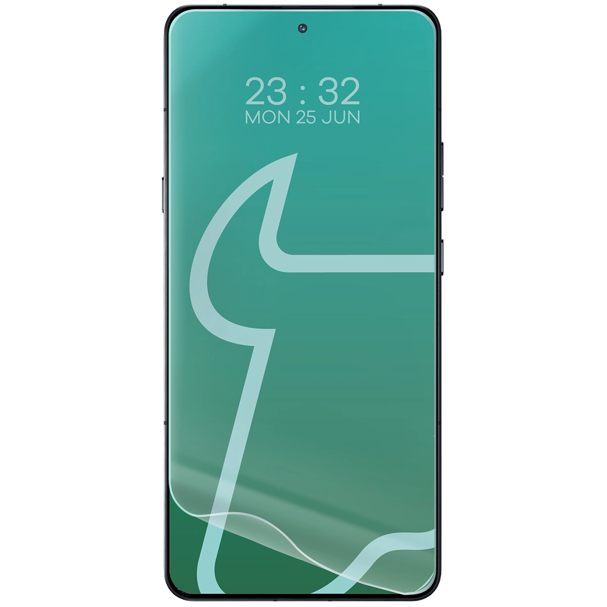 Folia hydrożelowa do Motorola Signature obok telefonu