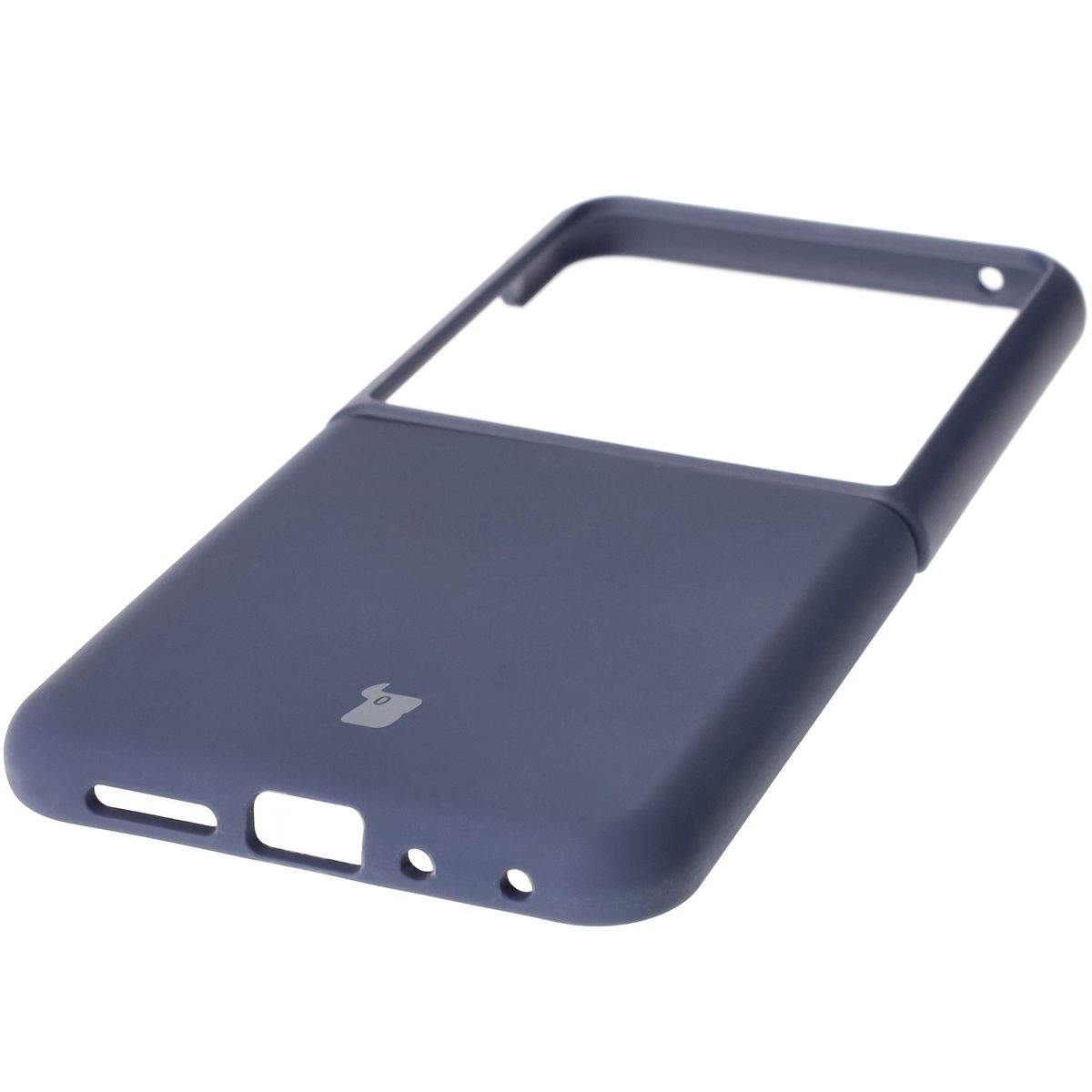 Közelkép a precíz kivágásokról és az indukciós töltési lehetőségről a Bizon Soft Case tokban