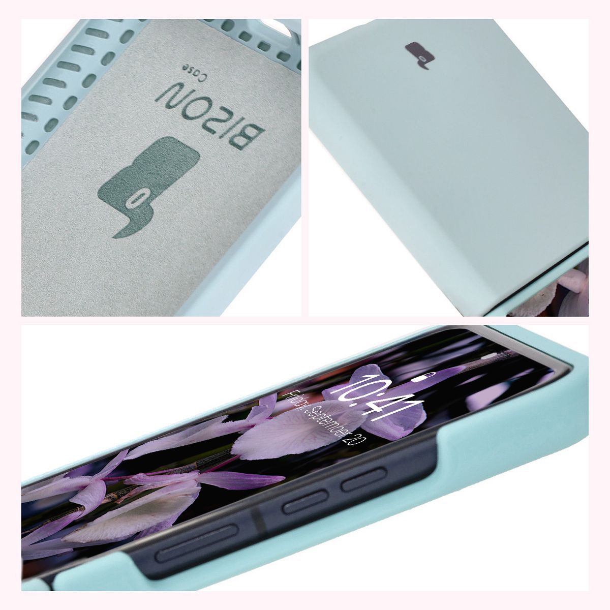 Bizon Soft Case tok szerkezete: beépített védők, megemelt szélek és mikroszálas bélés