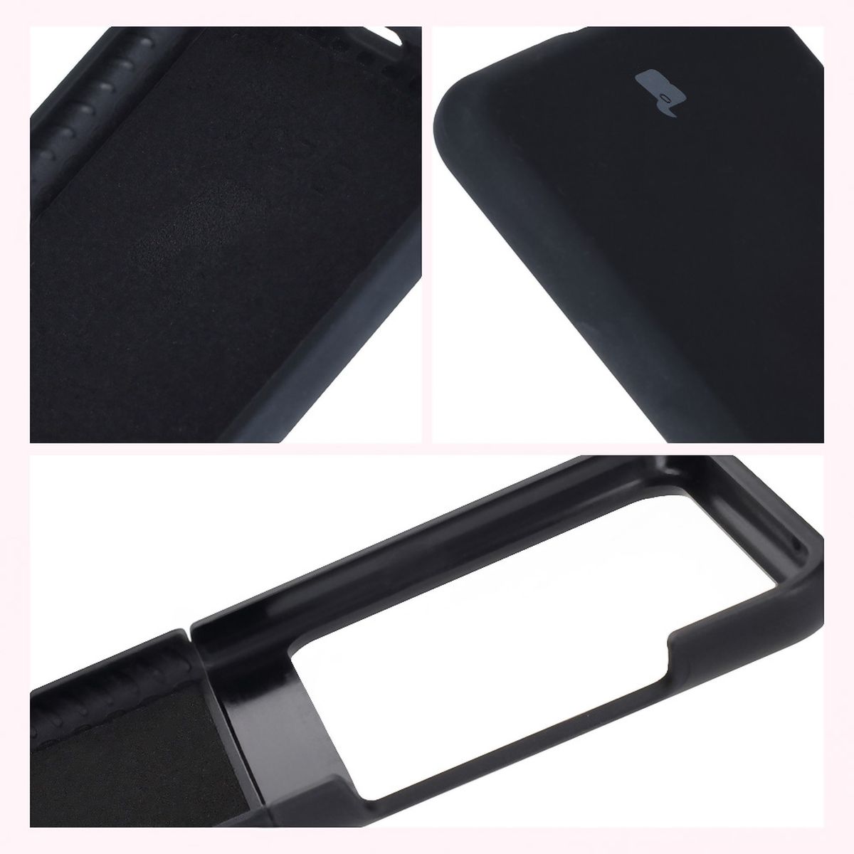 Bizon Soft Case design: integrated covers, raised edges, and microfiber lining