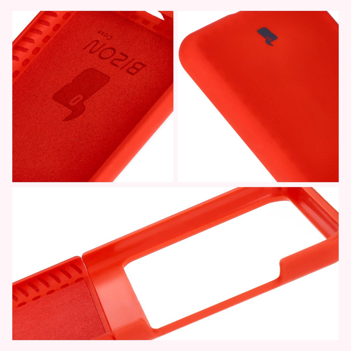 A Bizon Soft Case tok felépítése: beépített védők, megemelt szélek és mikroszálas párnázat