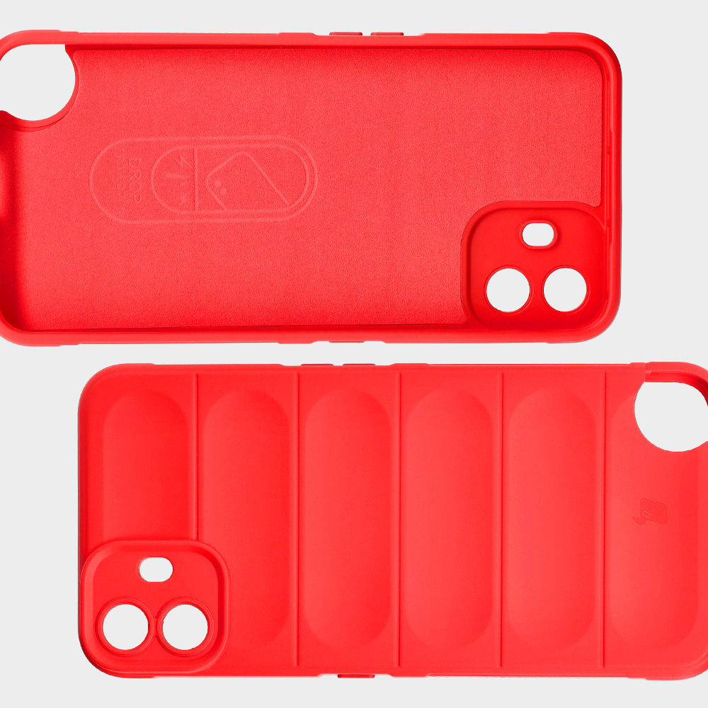 Microfiber lining, grooves on the back, and reinforced corners in Bizon Case Tur