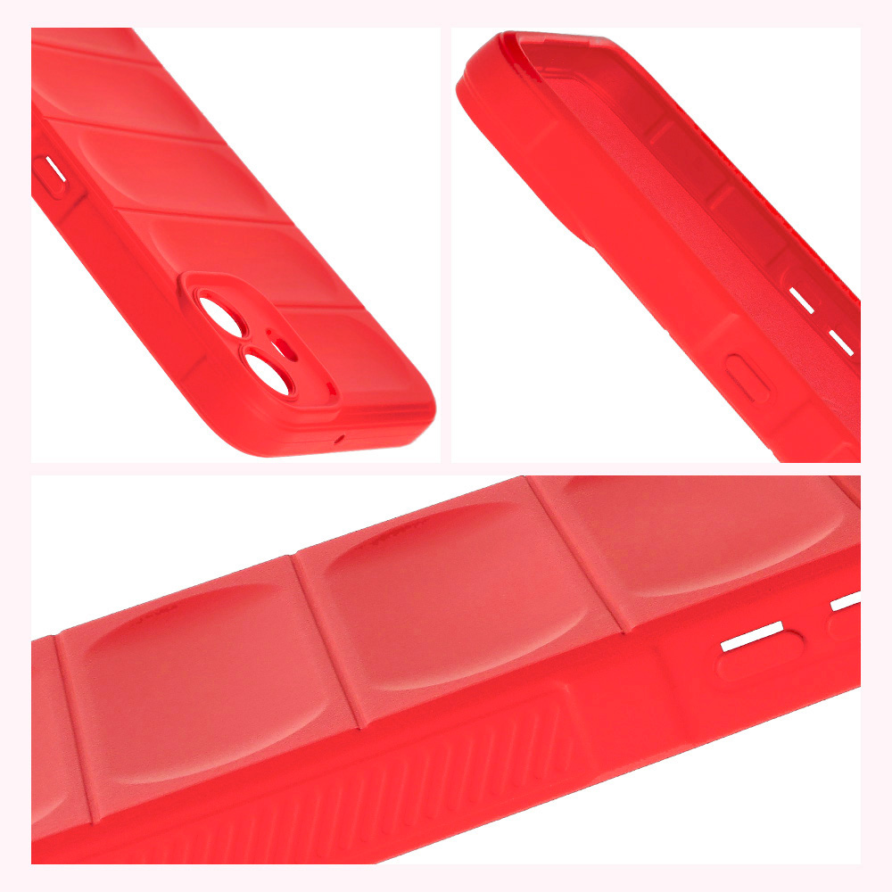 Textured sides and raised edges of the screen and camera in Bizon Case Tur