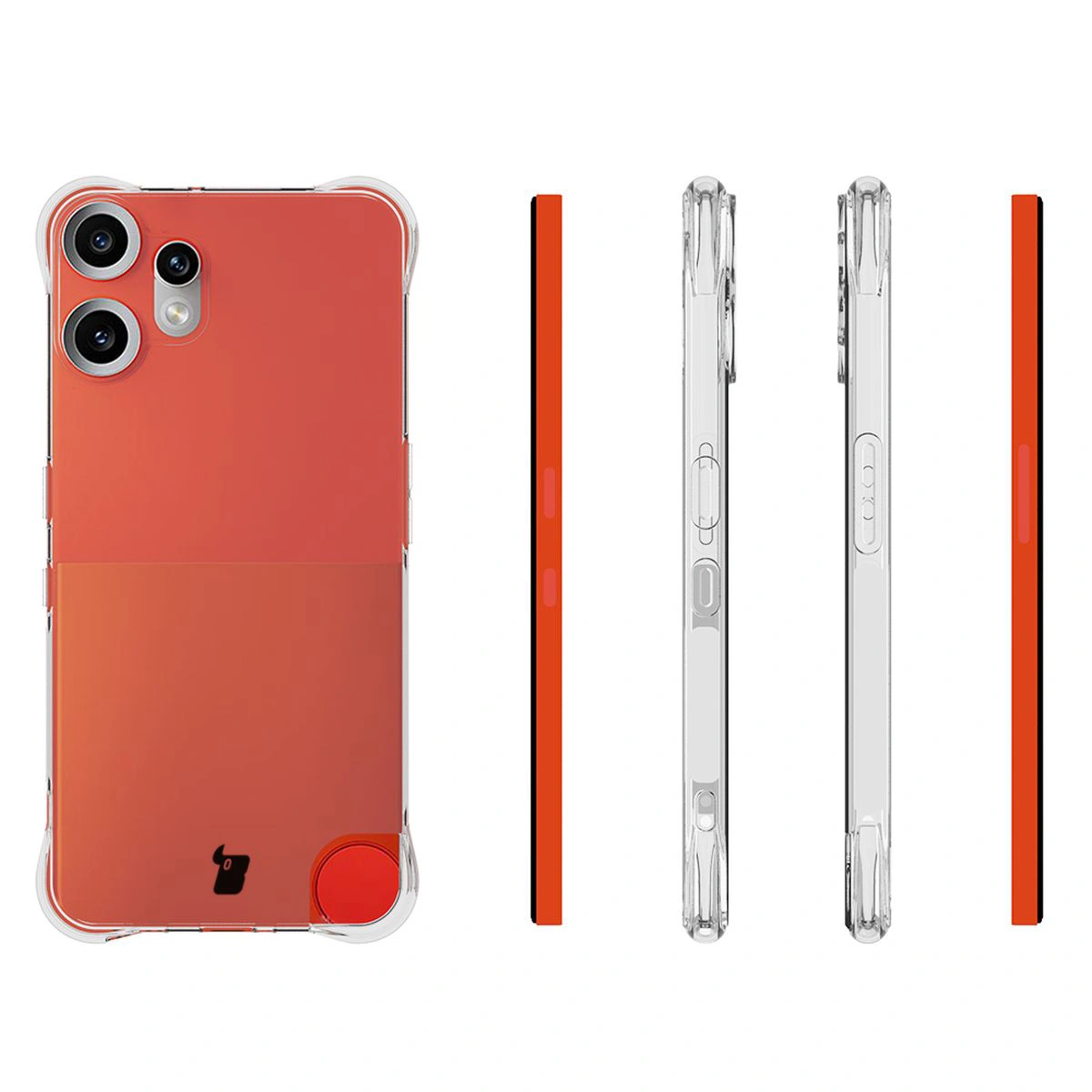 Transparent back of the Case Salpa for Nothing CMF Phone 2 Pro