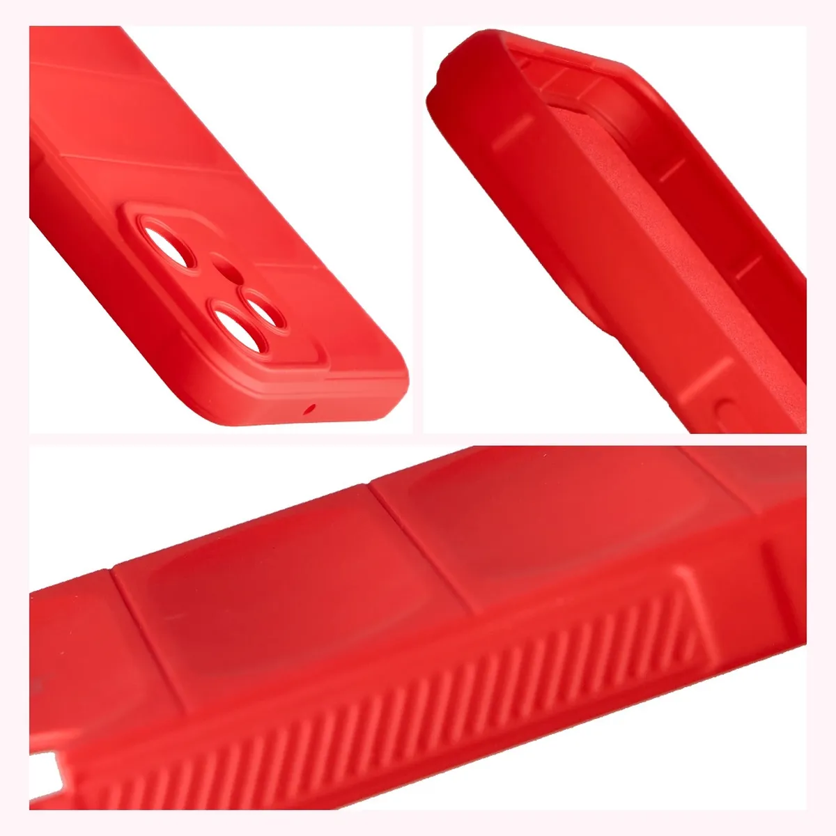 Textured sides and raised edges of the screen and camera in the Bison Case Tur for Nothing CMF Phone 2 Pro