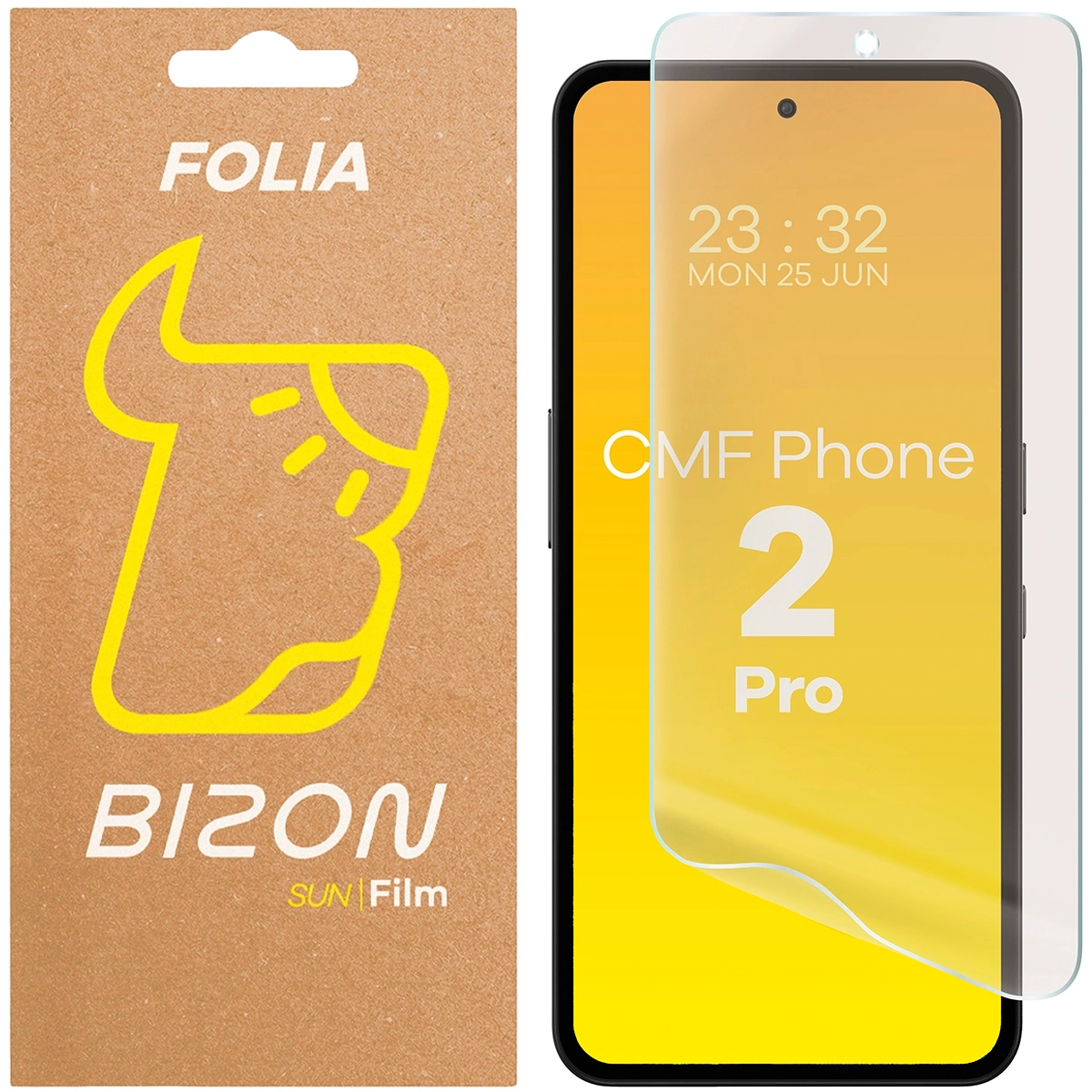 Folia matowa na ekran Bizon Glass Film Sun do Nothing CMF Phone 2 Pro, 1 sztuka