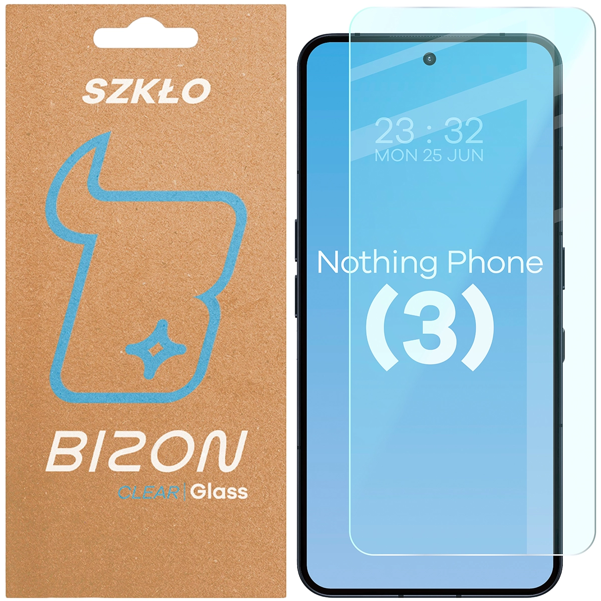 Szkło hartowane Bizon Glass Clear 2 do Nothing Phone (3)