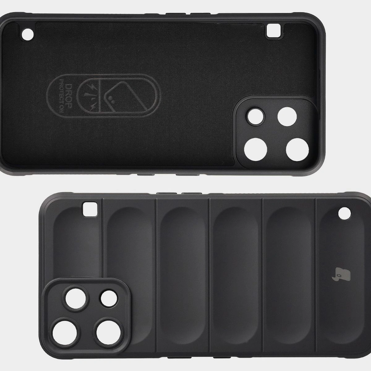 Microfiber lining, grooves on the back, and reinforced corners in the Bizon Case Tur for Nothing Phone (3a) Lite