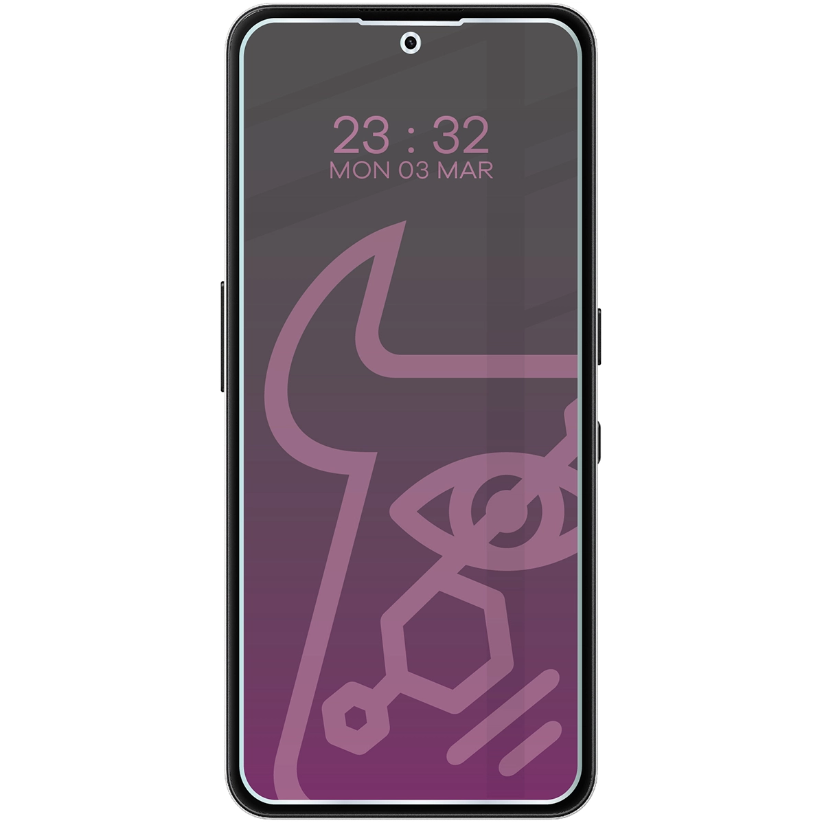 Idealne dopasowanie Bizon Smart Glass do Nothing Phone (3a) Lite