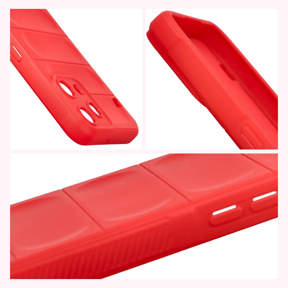 Megemelt élek és csúszásmentes felület a Bizon Case Tur tokban a Nothing Phone (3a) Lite-hoz
