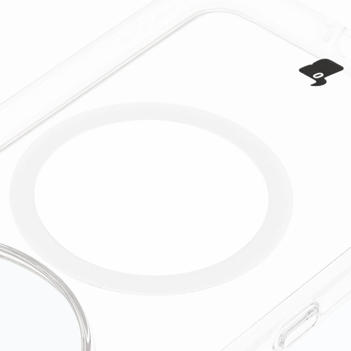 Pierścień magnetyczny w etui Bizon Case CrystalO do Nothing Phone (3a) Pro