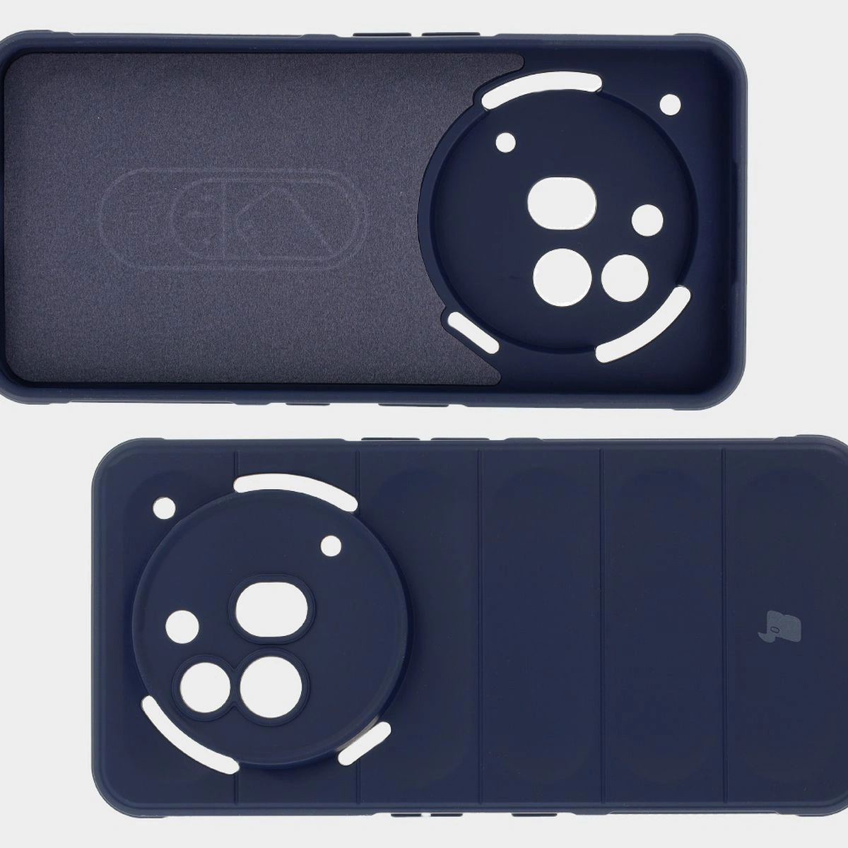 Microfiber lining, grooves on the back, and reinforced corners in Bison Case Tur for Nothing Phone (3a) Pro