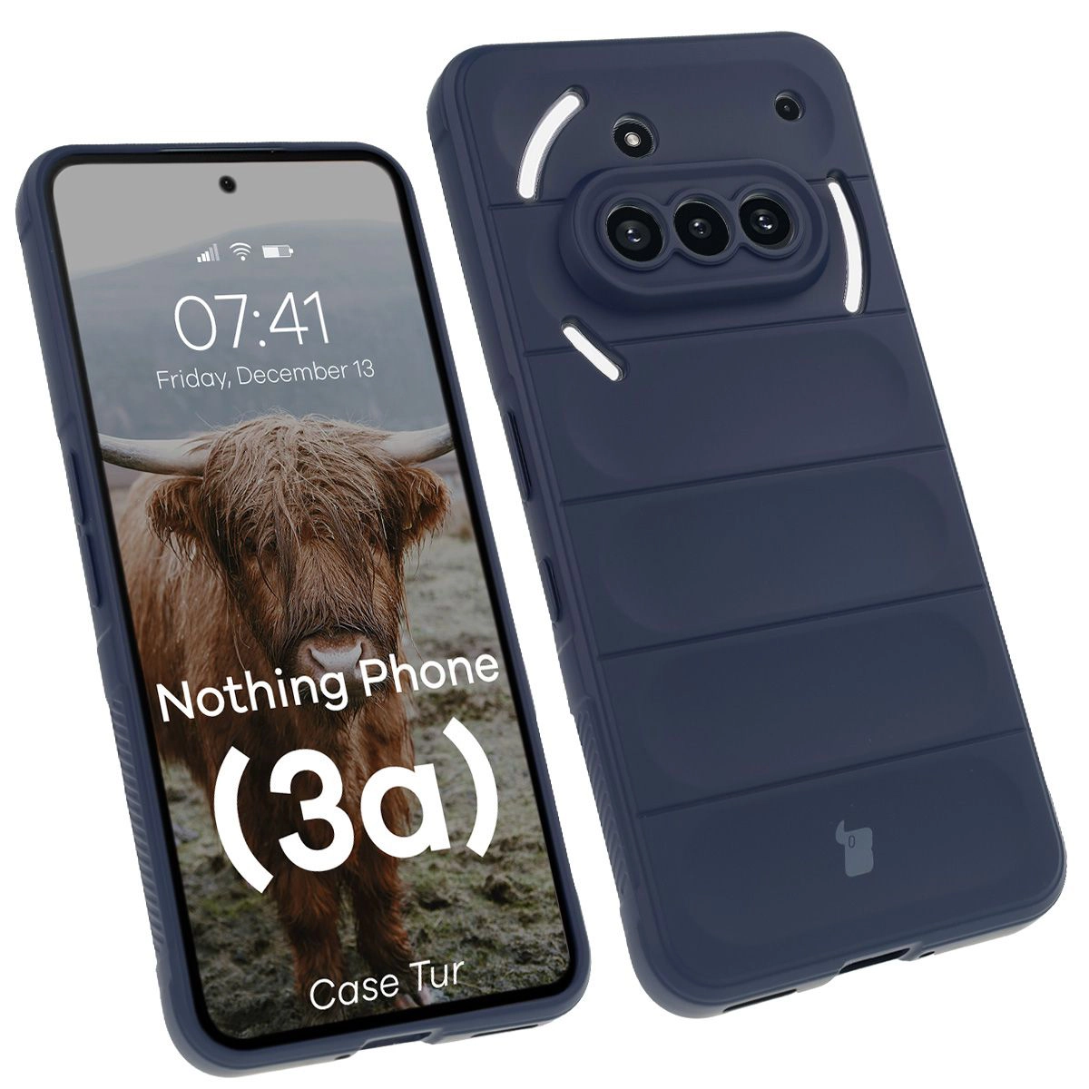 Etui rezistent Bizon Case Tur pentru Nothing Phone (3a)