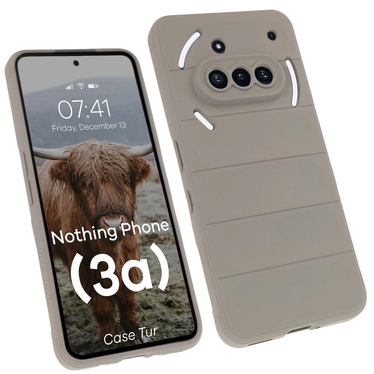 Etui rezistent Bizon Case Tur pentru Nothing Phone (3a)