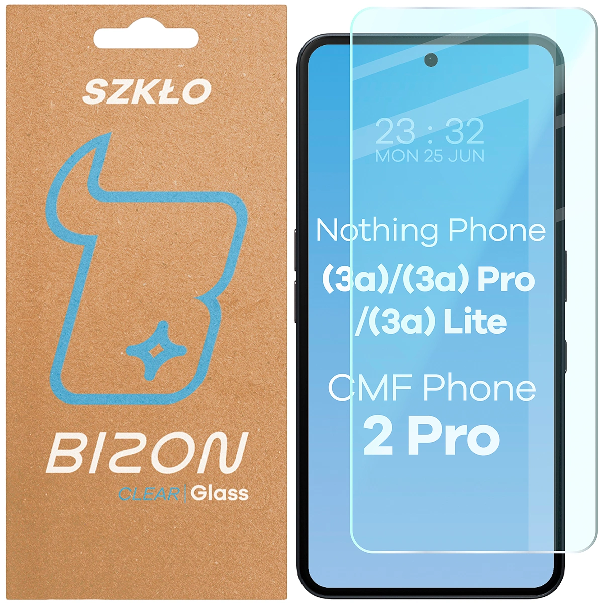 Bizon Glass Clear 2 Tempered Glass for Oppo Reno13 F / FS