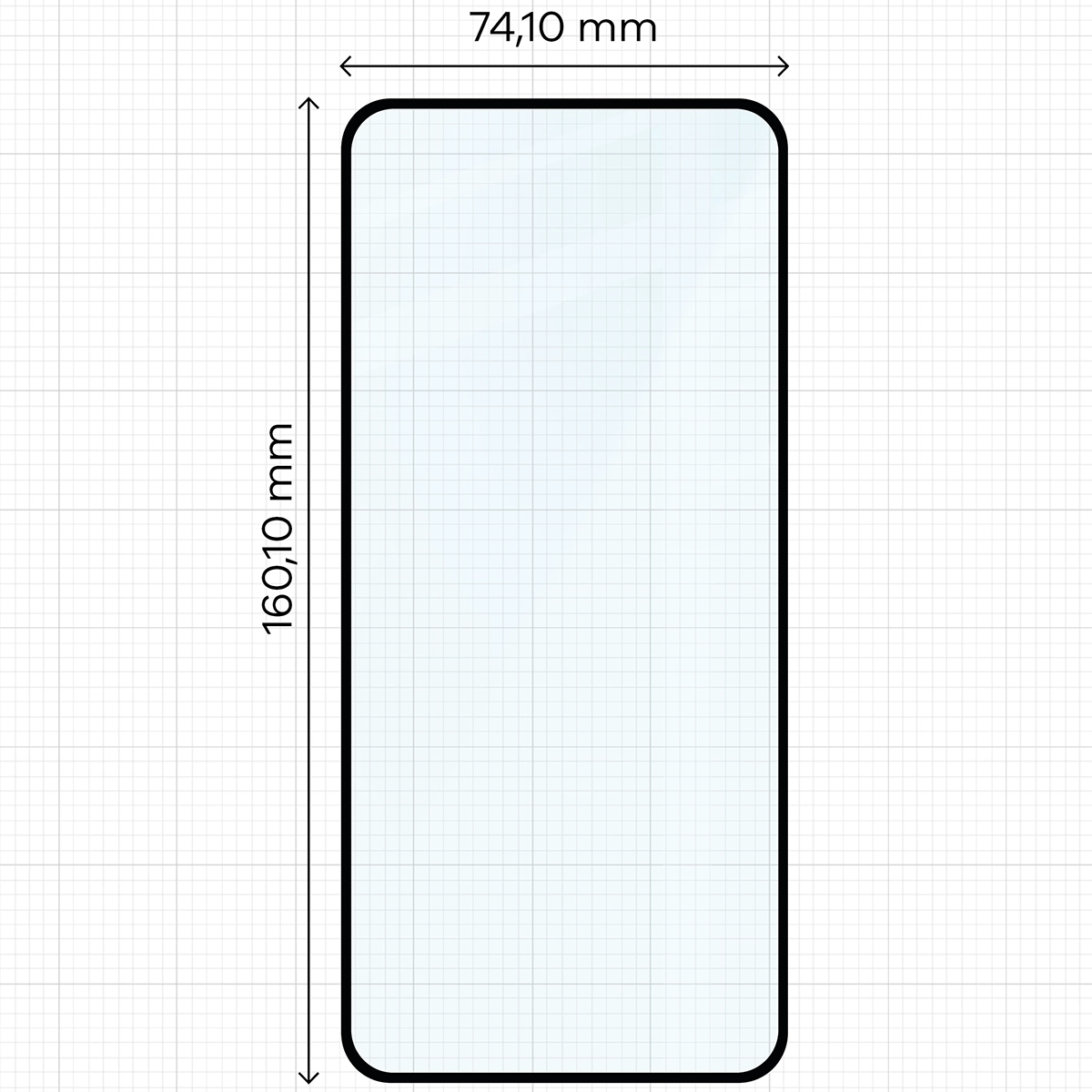 Bizon Glass Edge 2 dimensions