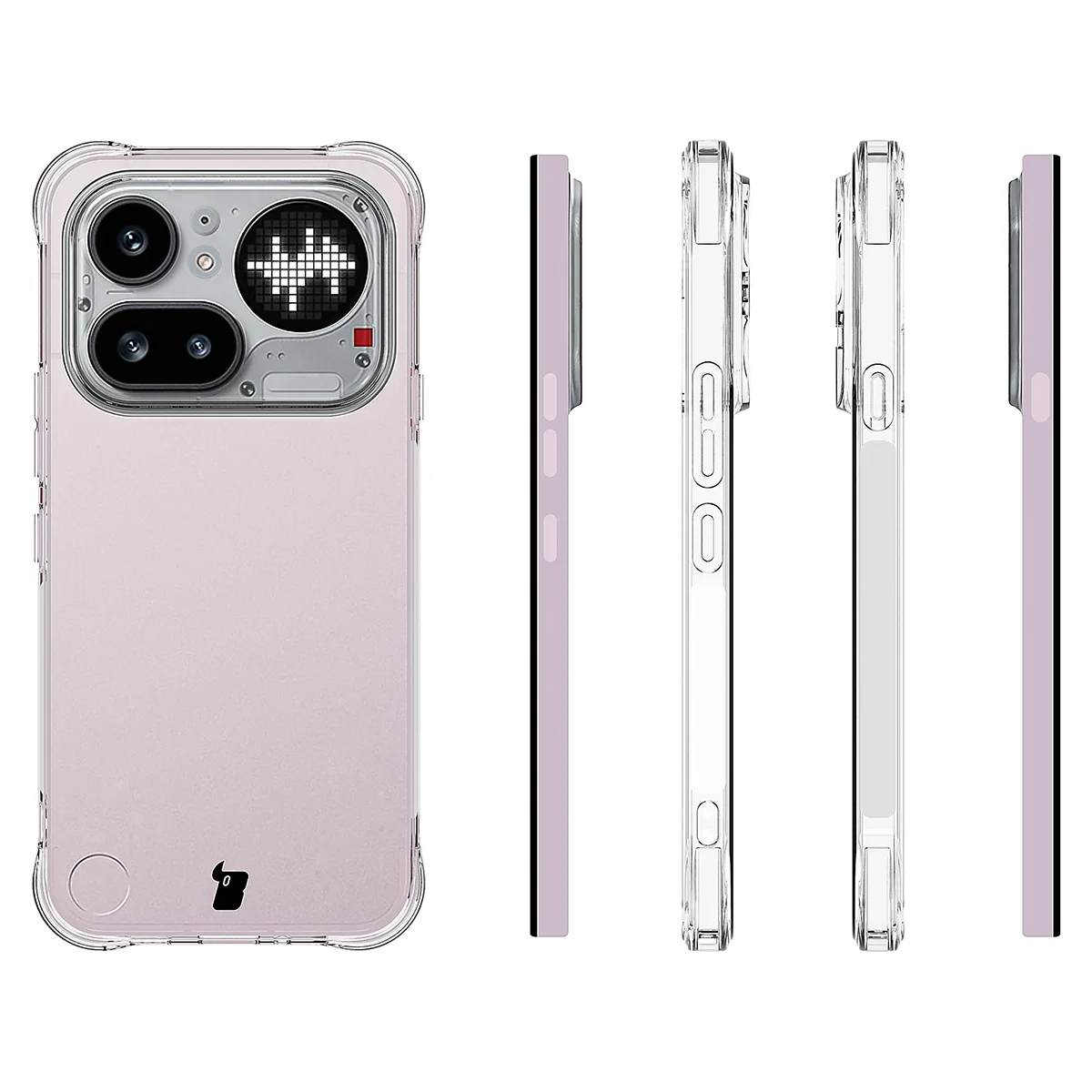 Transparent back of the Case Salpa for Nothing Phone (4a) Pro
