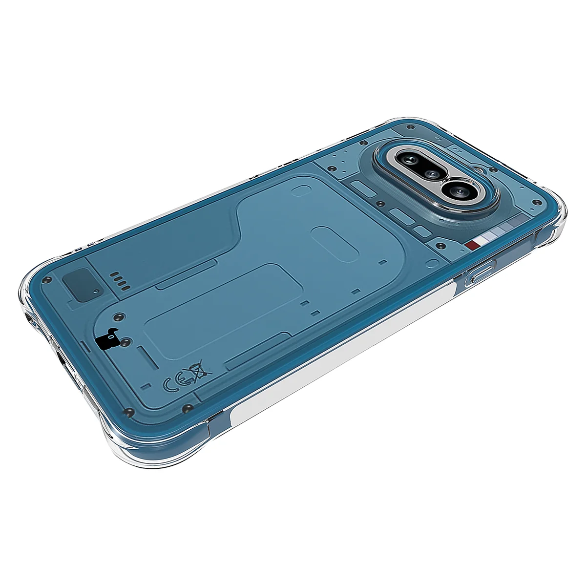 Precise cutouts of the Bizon Case Salpa for Nothing Phone (4a)