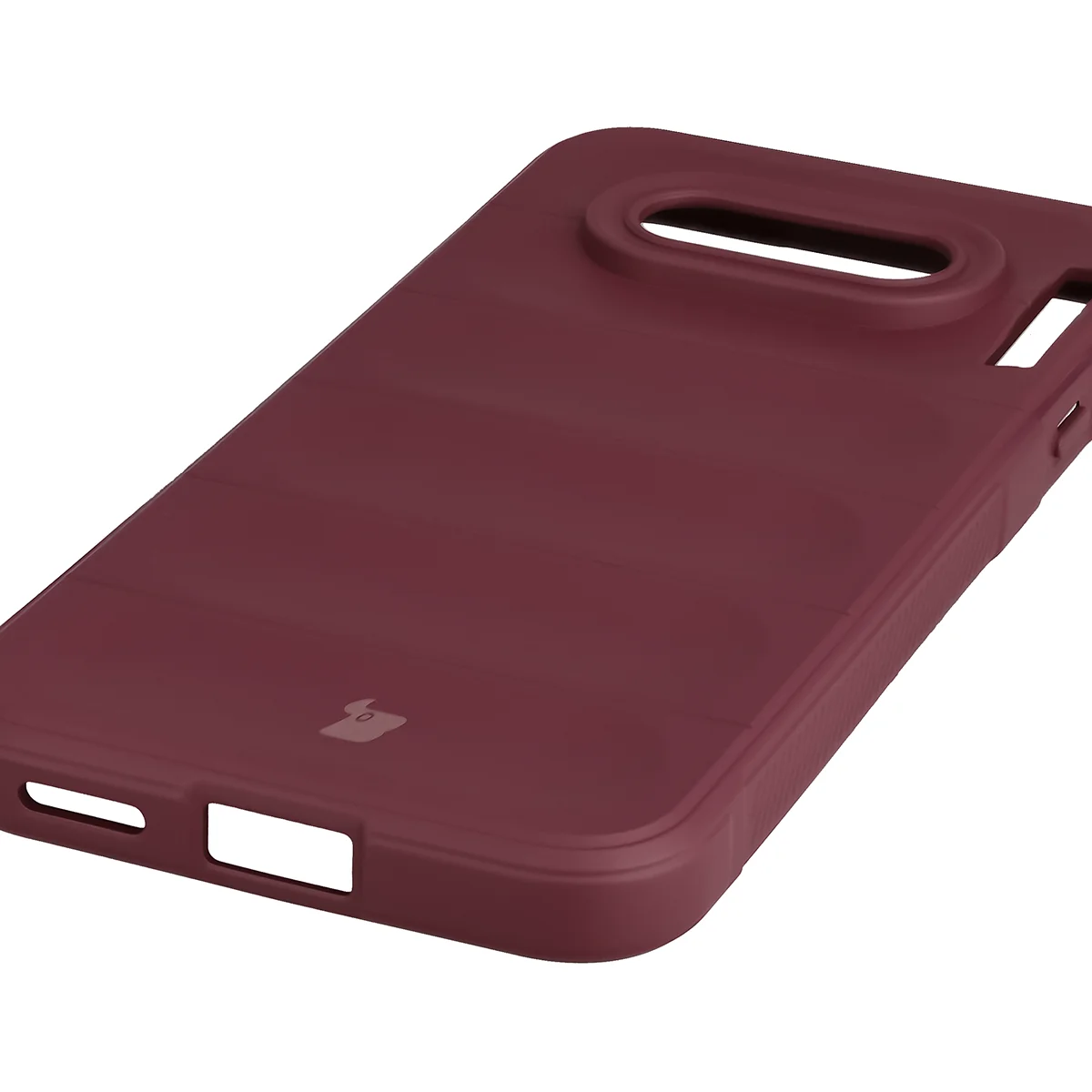 Precyzyjne wycięcia i kompatybilność z ładowaniem indukcyjnym w etui Bizon Case Tur do Nothing Phone (4a)