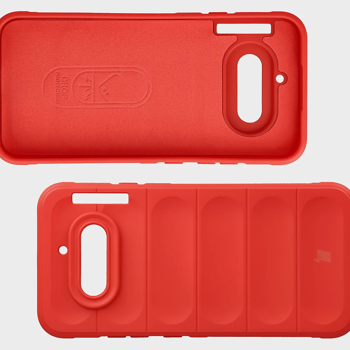 Wyściółka z mikrofibry, wyżłobienia na pleckach i wzmocnione narożniki w etui Bizon Case Tur do Nothing Phone (4a)