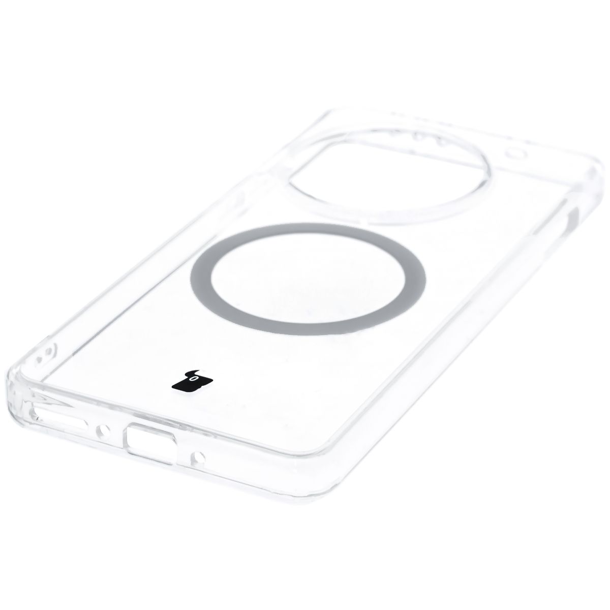 Integrierte Tasten, Ausschnitte und Hybridmaterial im Etui Bizon Case CrystalO