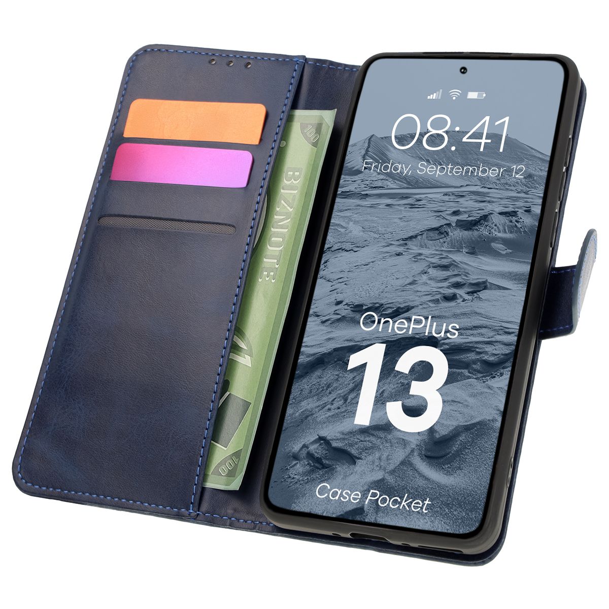 Etui mit Klappe Bizon Case Pocket für OnePlus 13