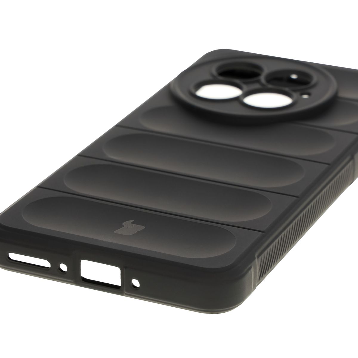 Präzise Ausschnitte und Kompatibilität mit induktivem Laden im Bizon Case Tur Etui