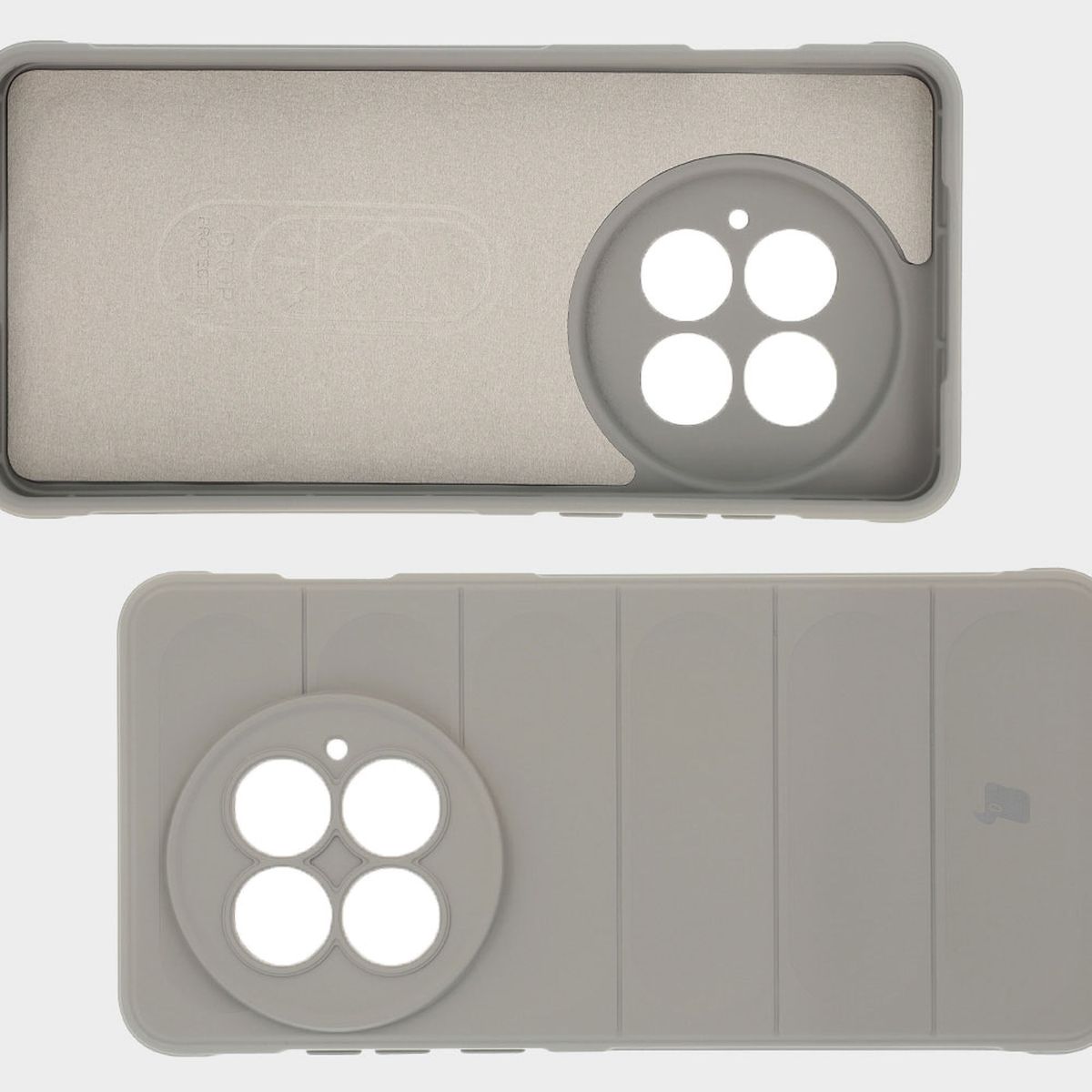 Mikrofaser-Futter, Vertiefungen auf der Rückseite und verstärkte Ecken im Etui Bizon Case Tur