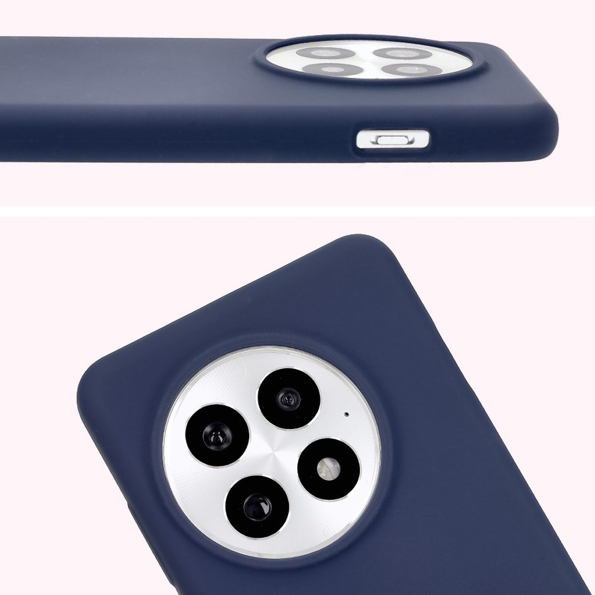 Prim-plan pe decupajul pentru lentile în carcasa Bizon Soft Case