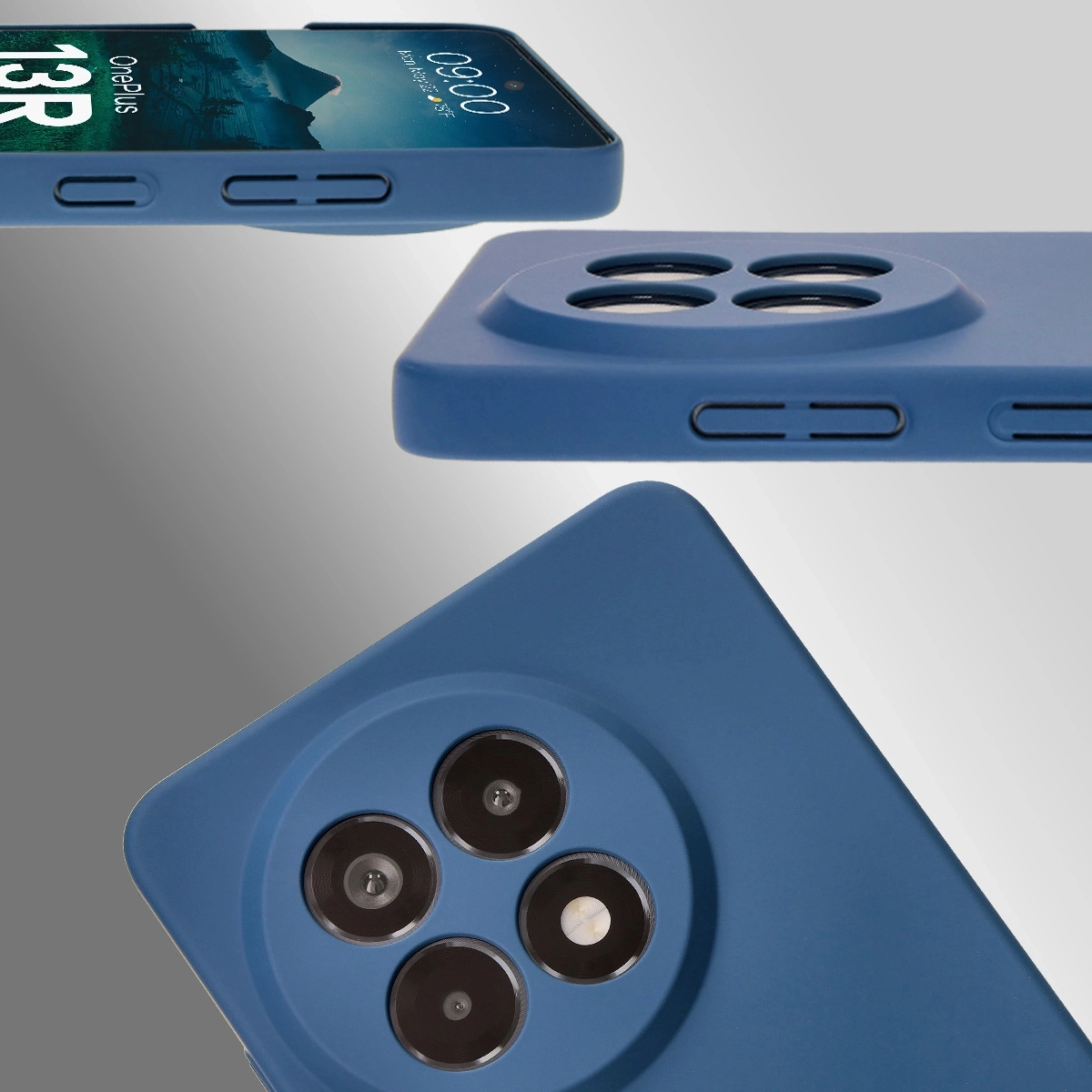 Dedizierte Ausschnitte und erhöhte Kanten für Kamera und Bildschirm im Bizon Case Łupka Etui