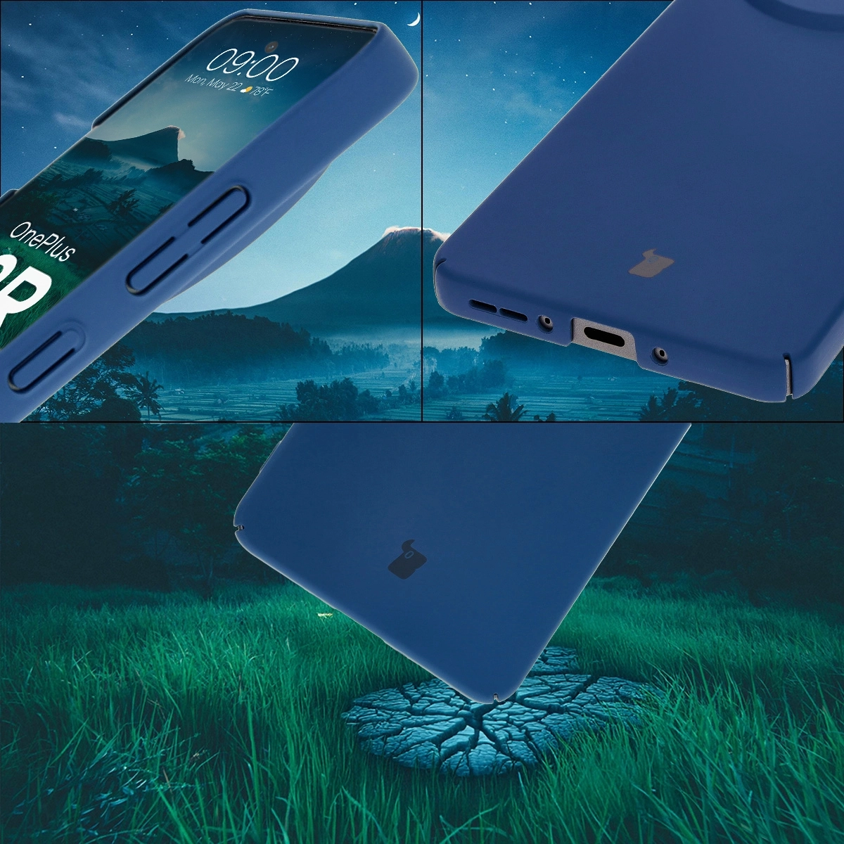 Integrierte Abdeckungen für Tasten, Ausschnitte und hartes Material des Bizon Case Łupka Etui