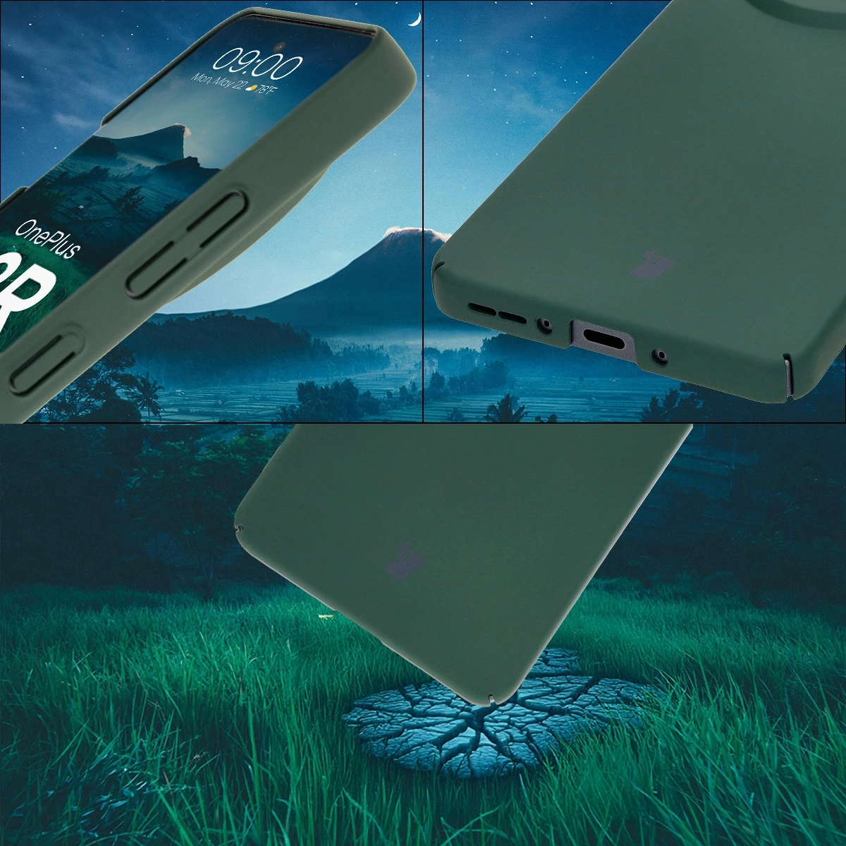 Integrierte Abdeckungen für Tasten, Ausschnitte und hartes Material des Bizon Case Łupka Etuis