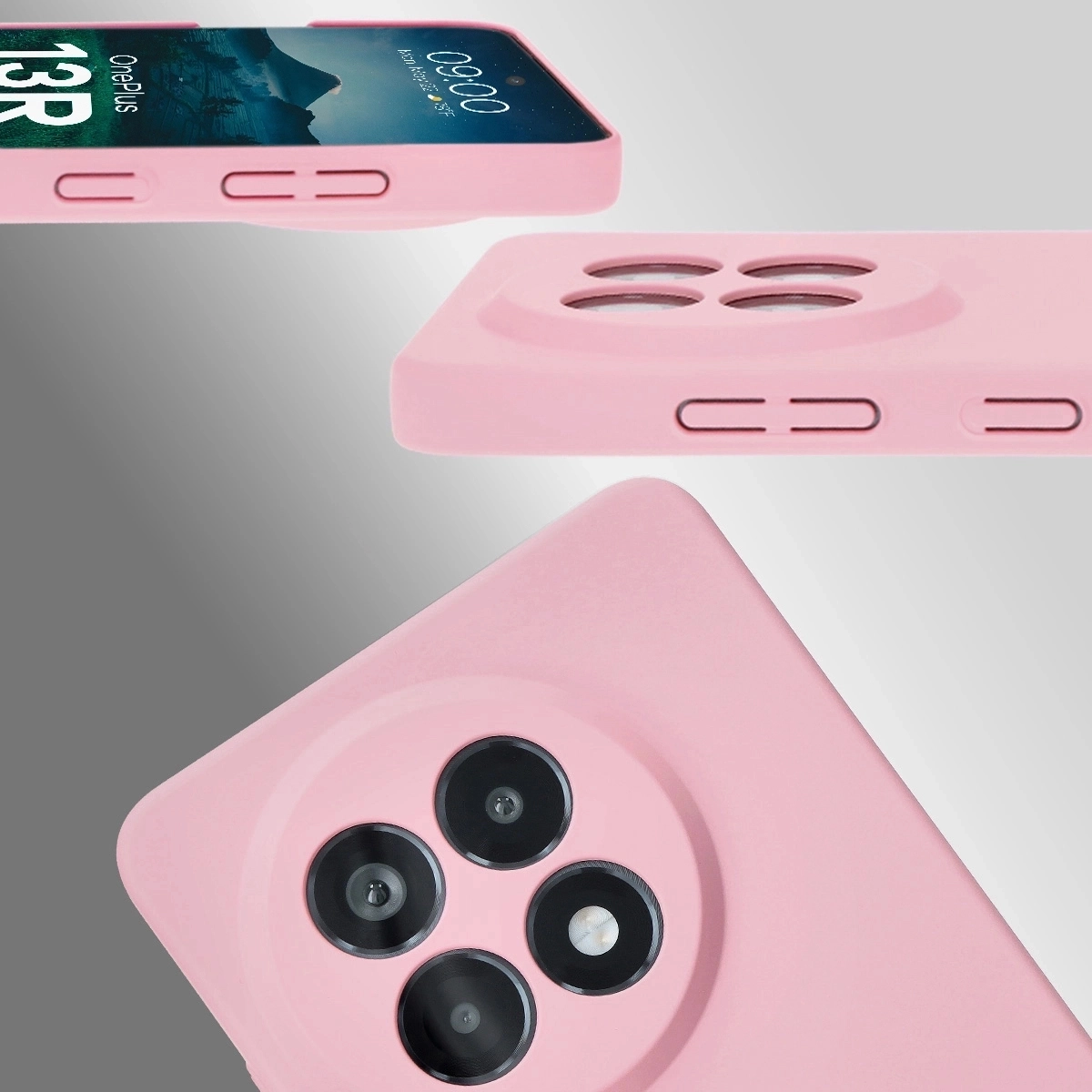 Dedizierte Ausschnitte und erhöhte Kanten für Kamera und Bildschirm im Bizon Case Łupka Etui