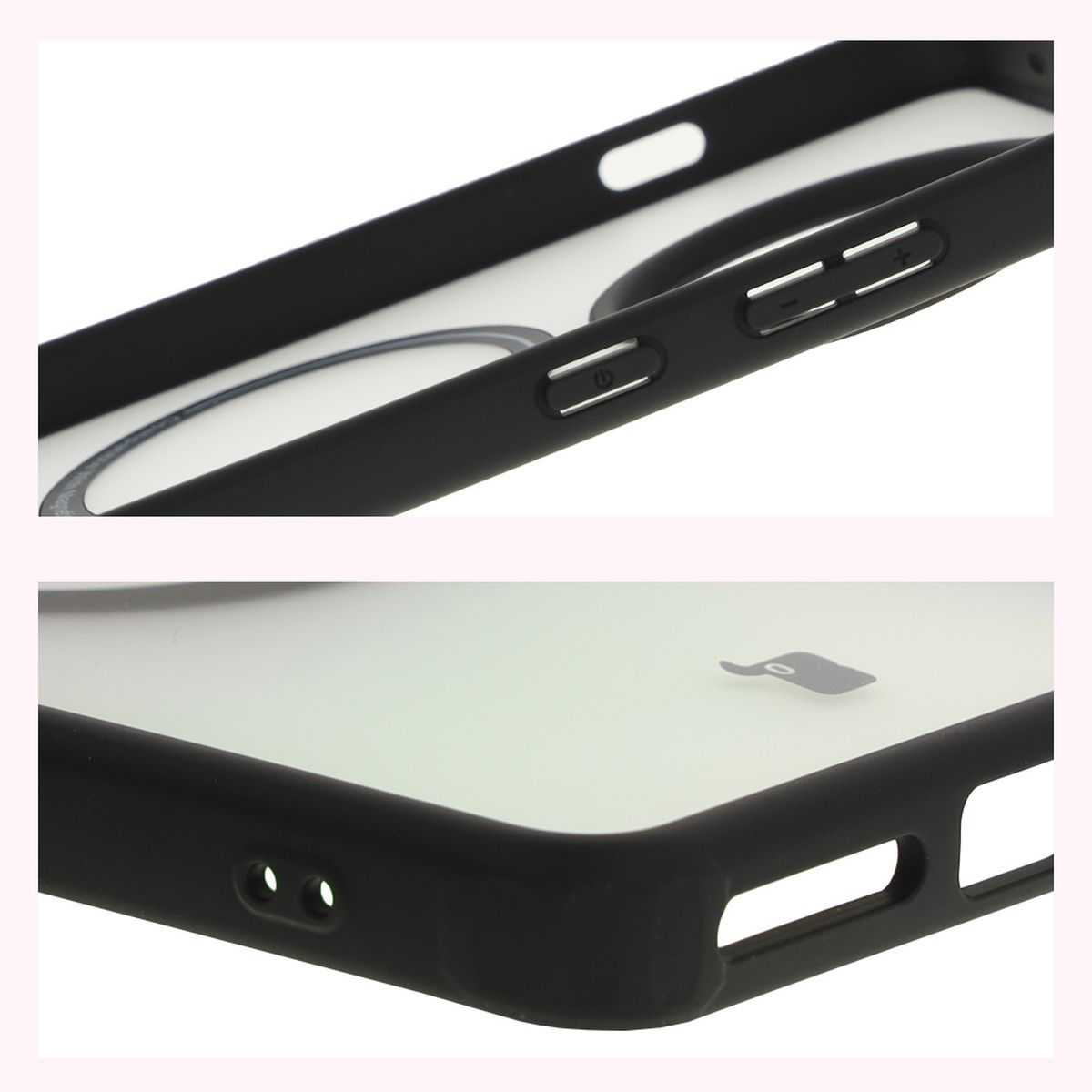 Zpevněné rohy a zvýšené okraje obrazovky v etui Bizon Case MatteO