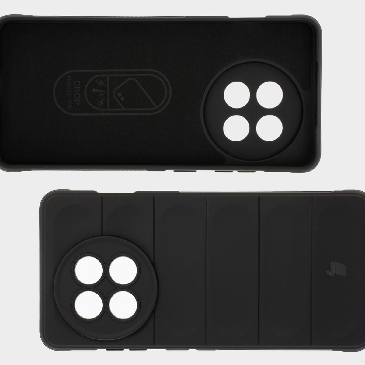 Vložka z mikrovlákna, vydlabané tvary na zadní straně a posílené rohy v etui Bizon Case Tur