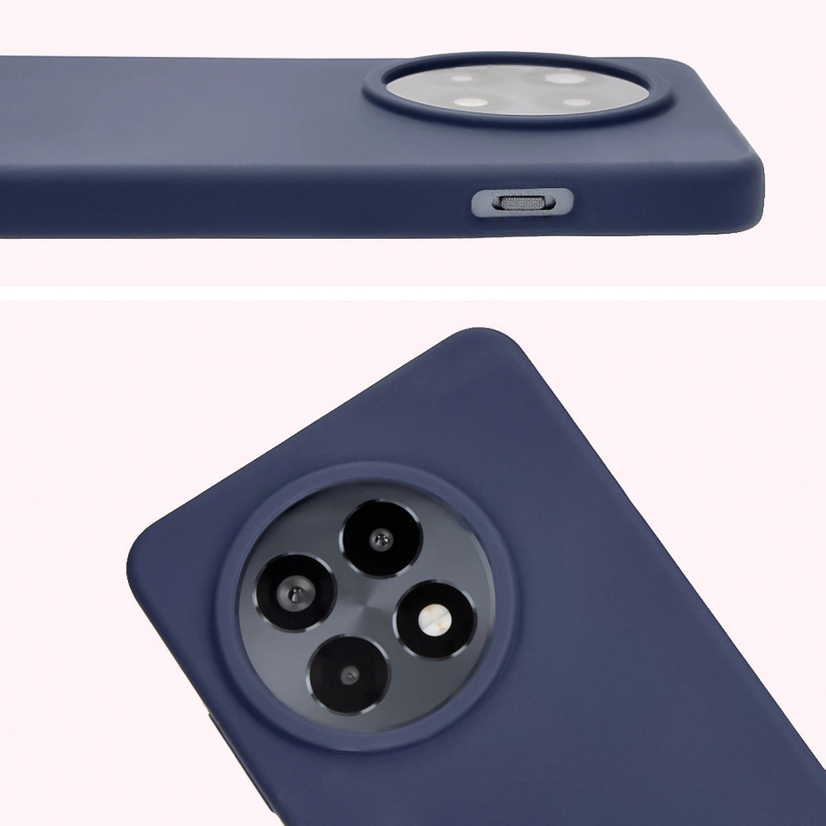 Nahaufnahme der Aussparung für Linsen in der Bizon Soft Case für OnePlus 13R