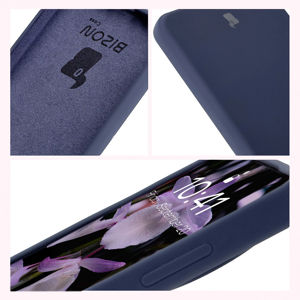 Bau der Bizon Soft Case: integrierte Abdeckungen, erhöhte Kanten und Mikrofaserpolsterung für OnePlus 13R