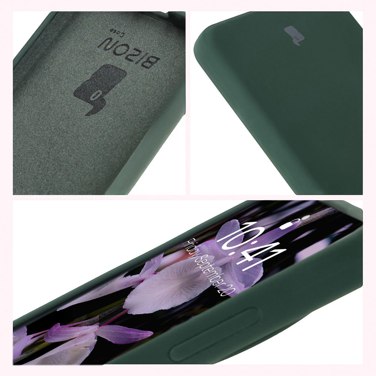 Konstruktion der Bizon Soft Case: integrierte Abdeckungen, erhöhte Kanten und Mikrofaserpolsterung für das OnePlus 13R