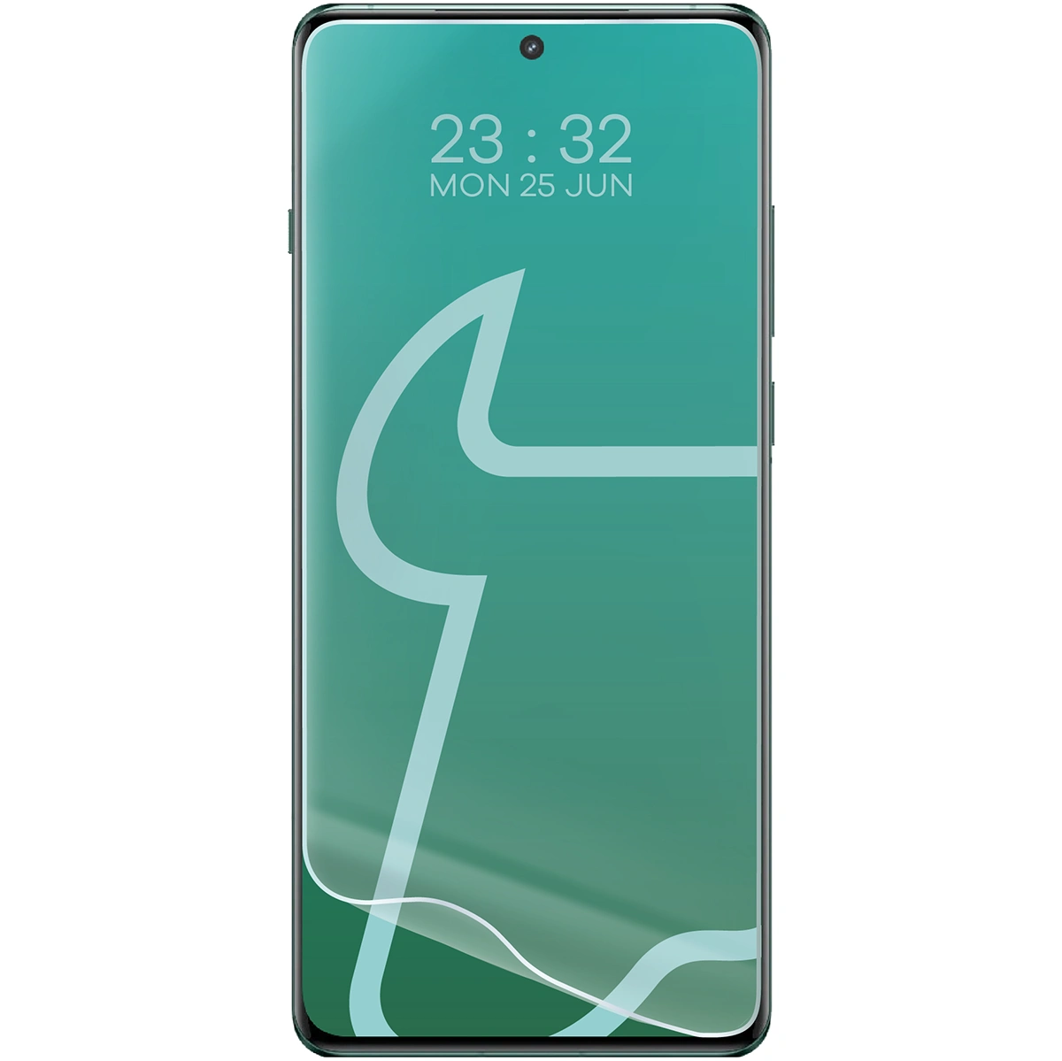 Folia hydrożelowa do OnePlus 12 obok telefonu