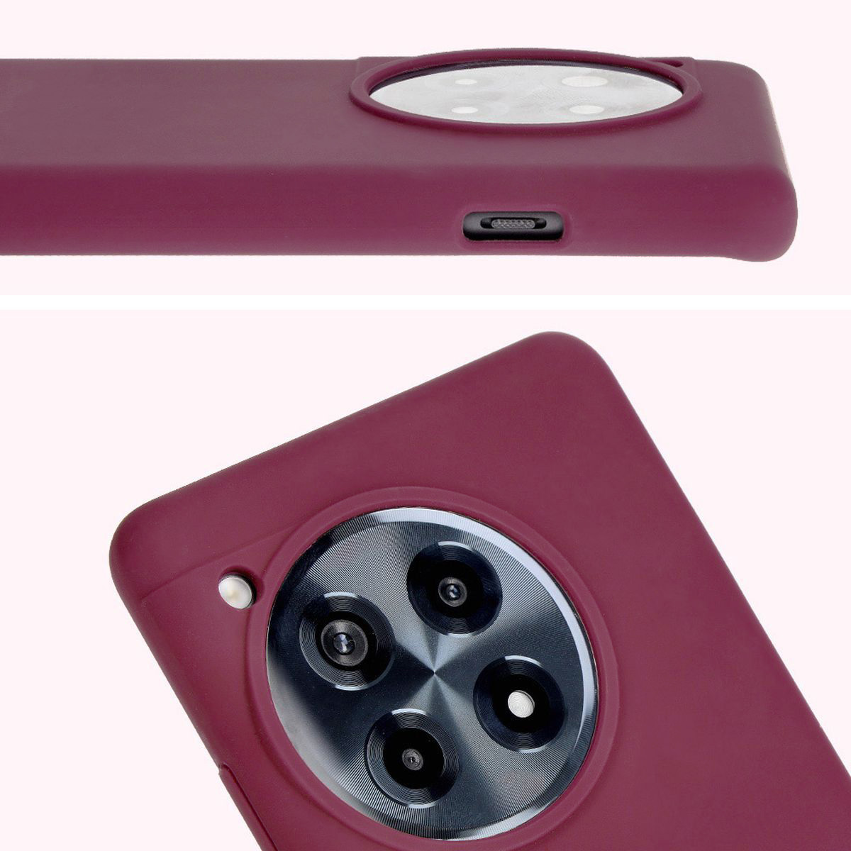 Close-up of the lens cutout in Bizon Soft Case