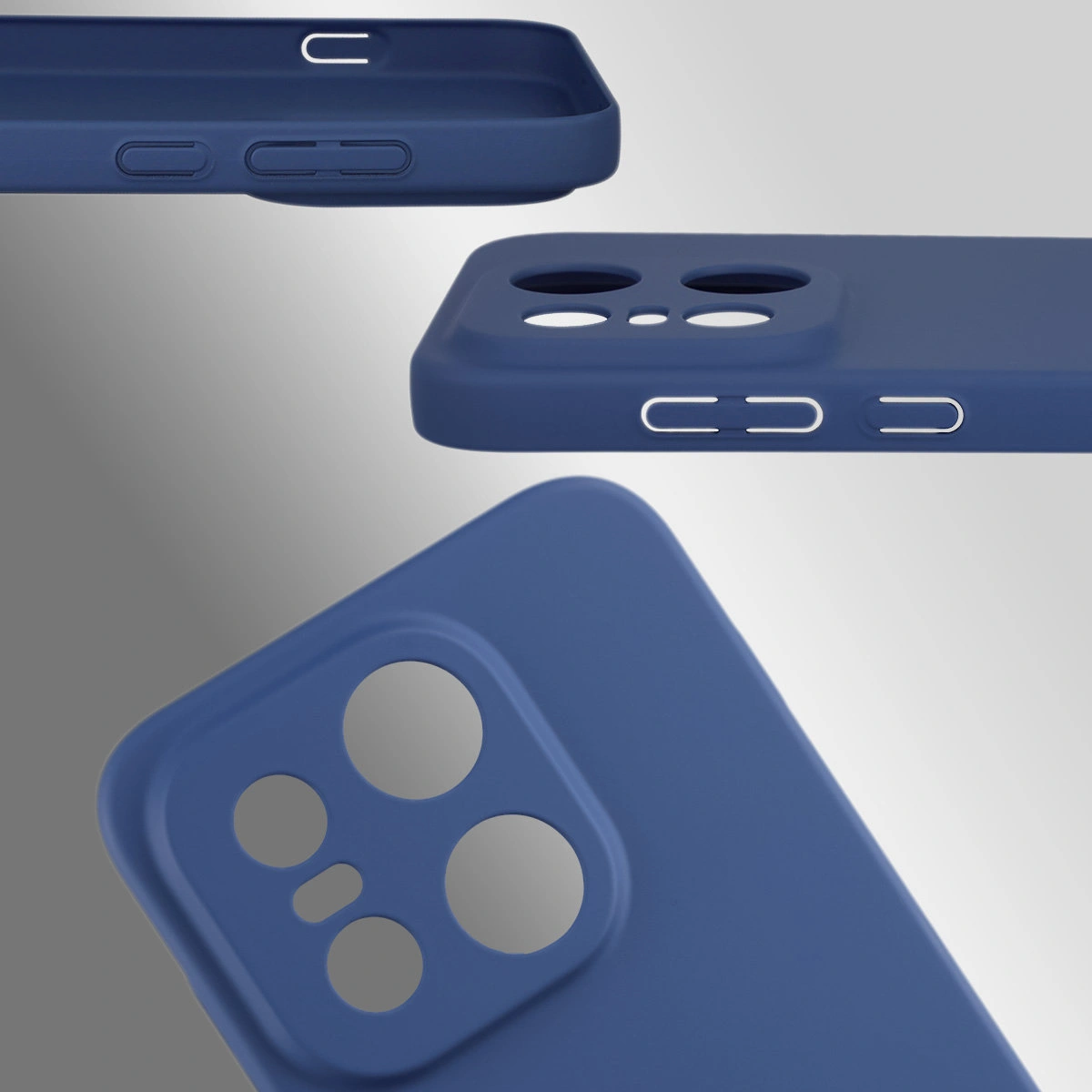 Dedykowane wycięcia i podwyższone krawędzie aparatu i ekranu w etui Bizon Case Łupka do OnePlus 15