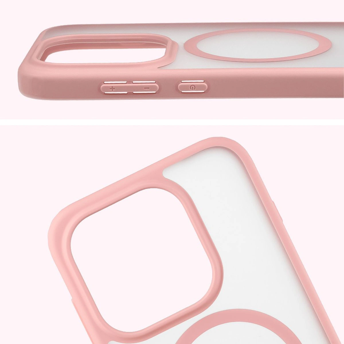 Decupaj complet și margini ridicate pentru cameră în etui Bizon Case MatteO pentru OnePlus 15