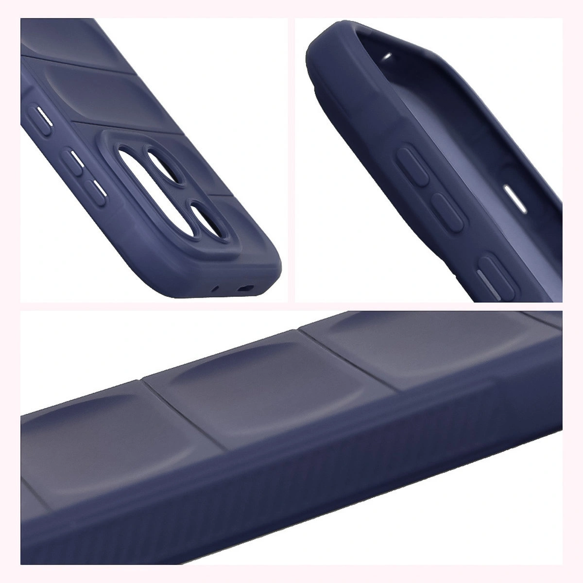 Textured sides and raised edges of the screen and camera in the Bison Case Tur for OnePlus 15