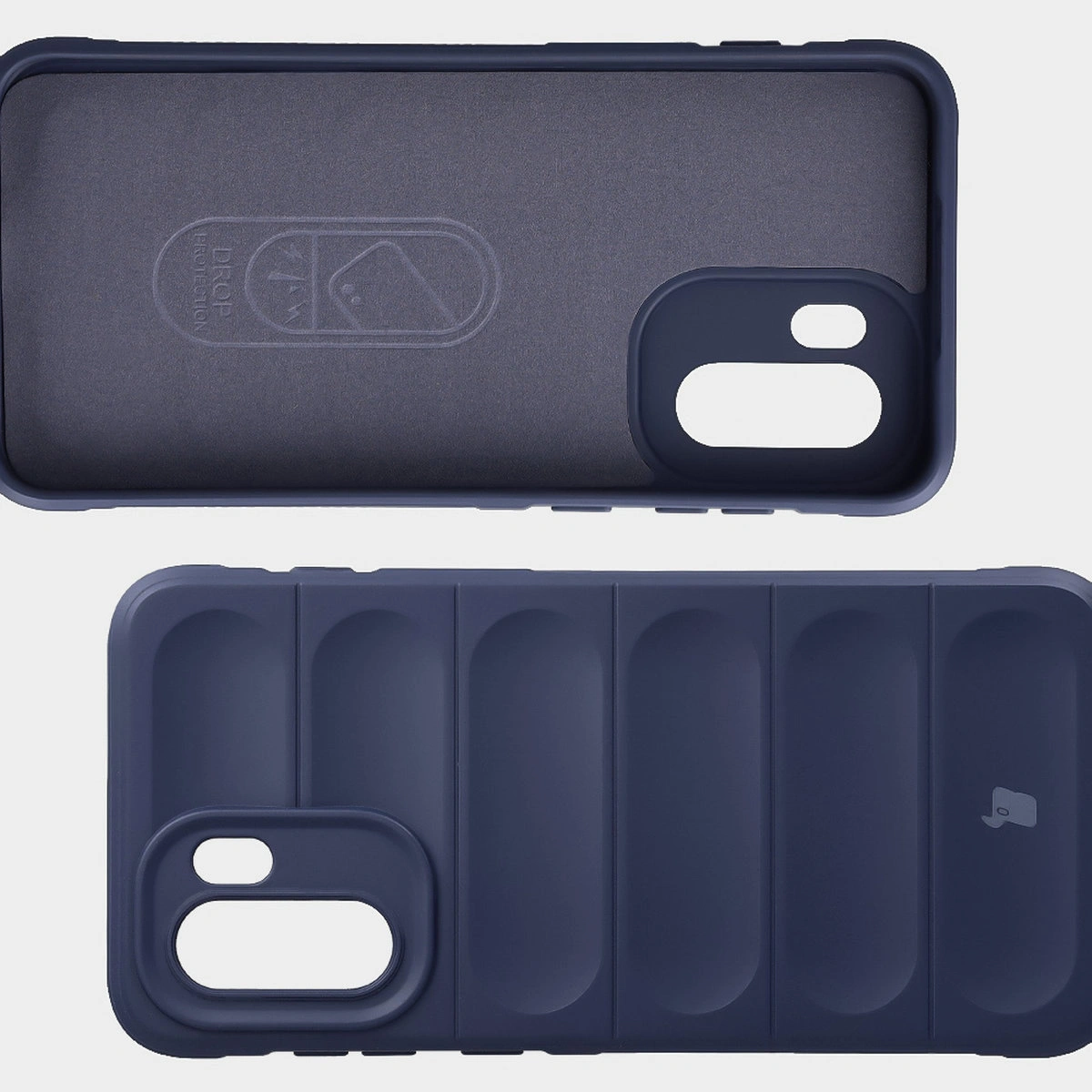 Căptușeală din microfibră, decupaje pe spate și colțuri întărite în etui Bizon Case Tur pentru OnePlus 15R